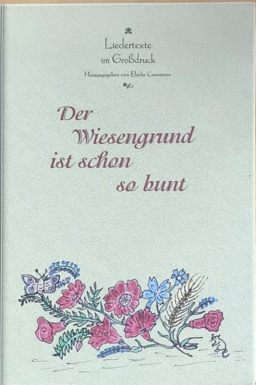 Der Wiesengrund ist schon so bunt: Liedertexte im Großdruck