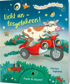 Mein Puste-Licht-Buch: Licht an – losgefahren!